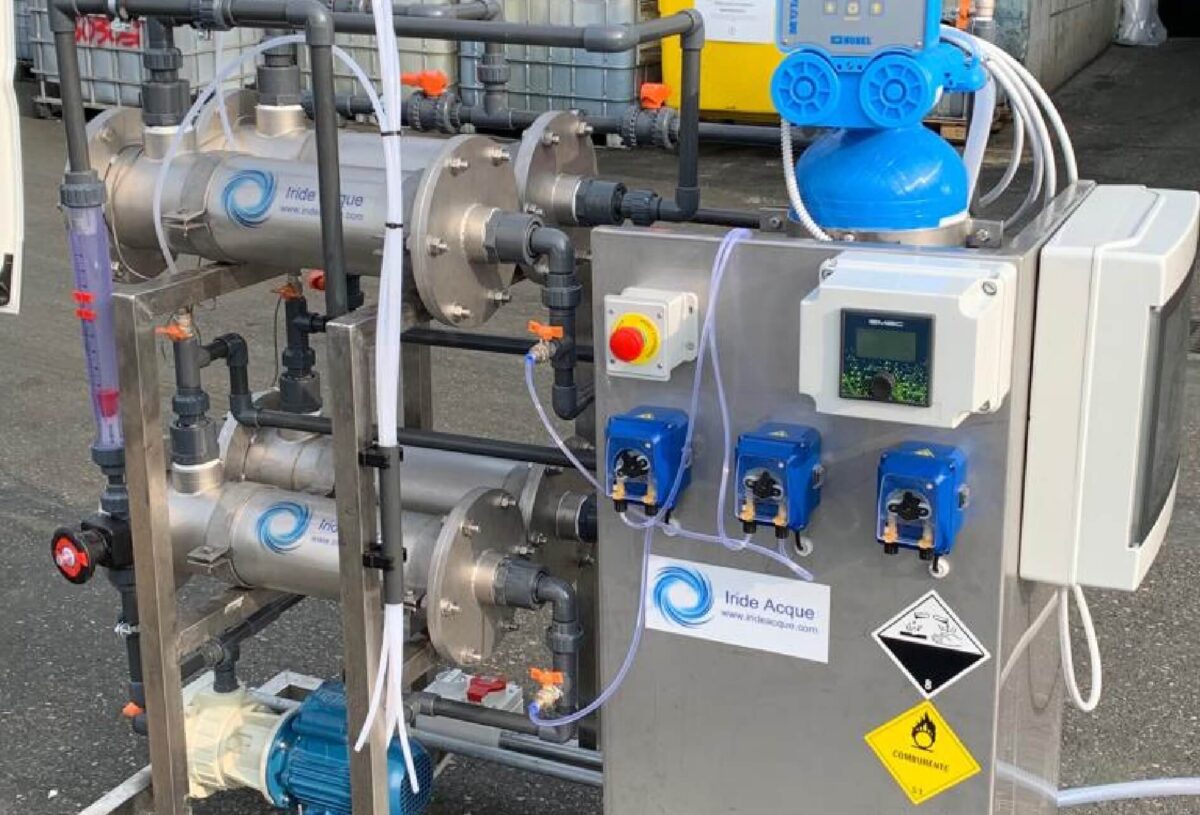 Niagara Srl - Piattaforma Trattamento Reflui - Emilia Romagna Prove con impianto su ruote mobile