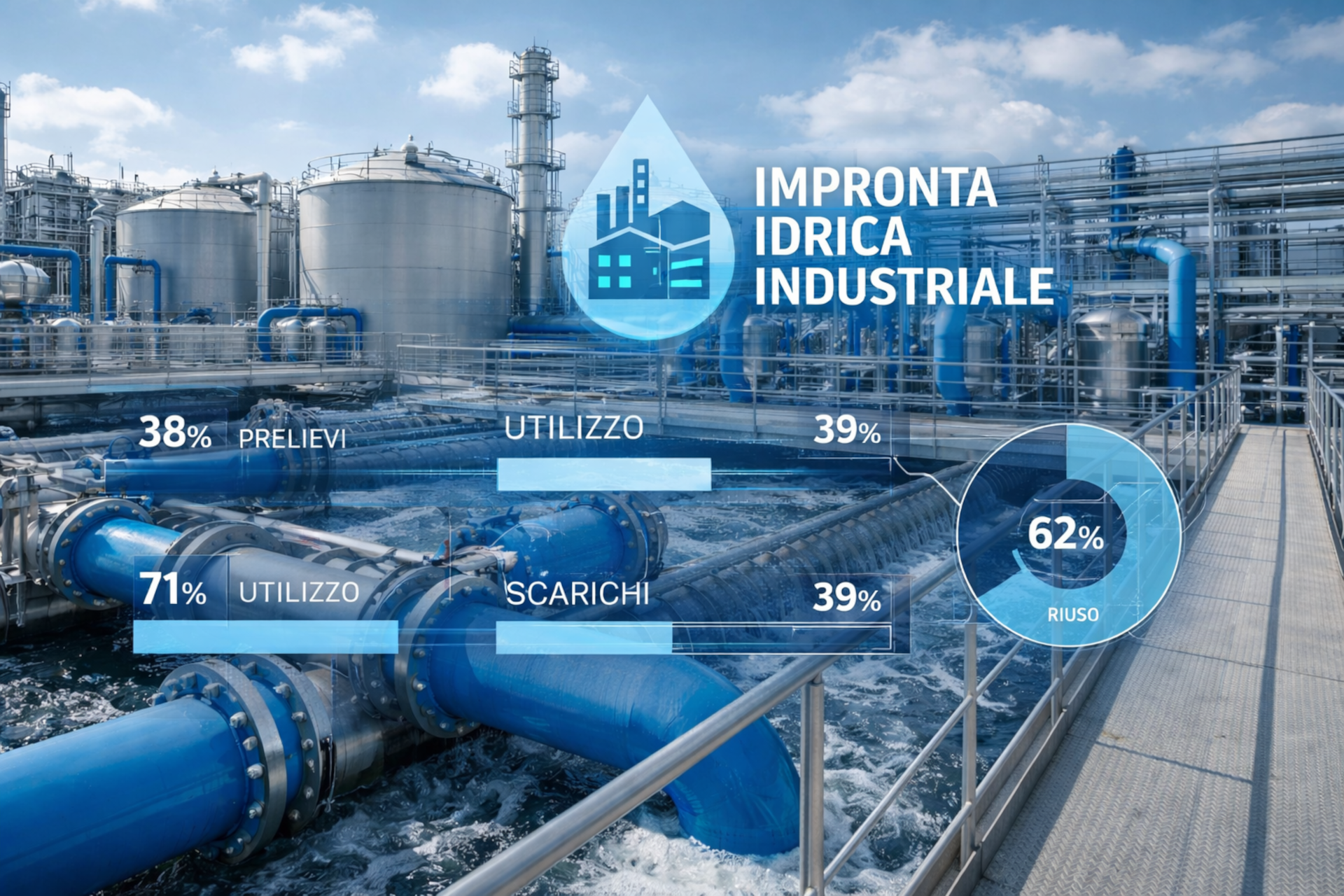 Impronta idrica industriale: misurare i consumi o ripensare i processi?